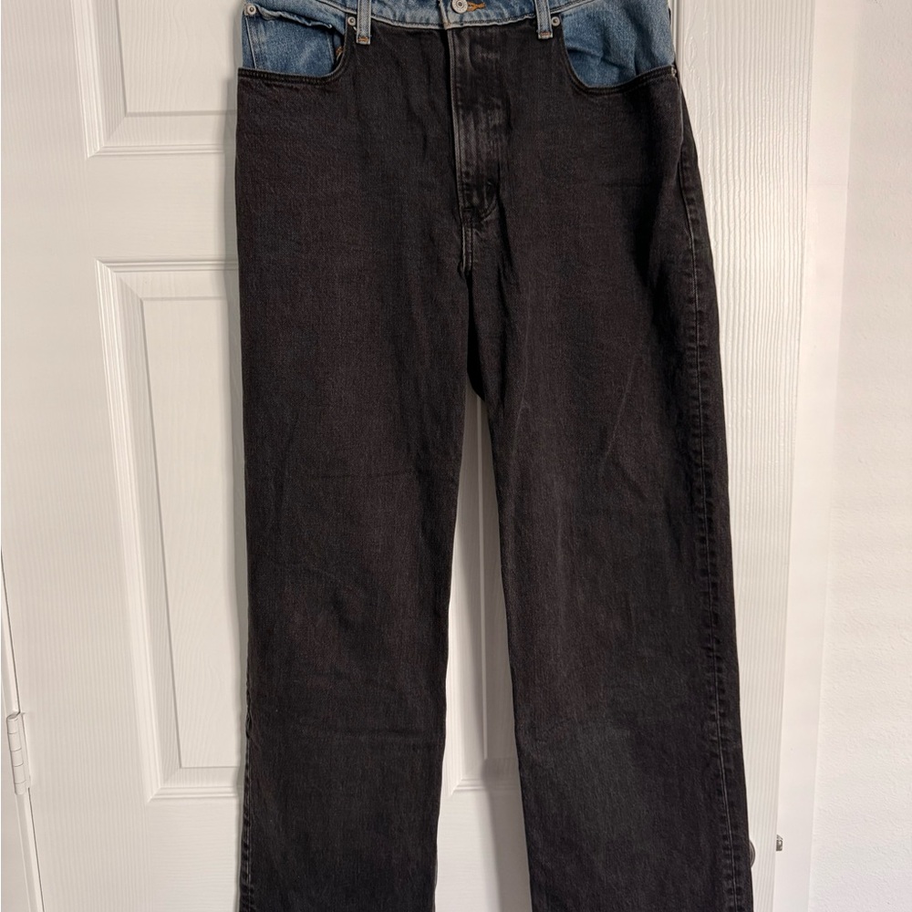 Abercrombie & Fitch Woman’s Two-Tone Jeans